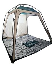 Used, Bigten Sun Shelter and Shade Tent Canopy - Green/Tan Complete 3 Sides Open 1 Zip for sale  Shipping to South Africa
