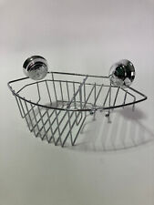 Shower caddy by Croydex for corner, perfect for shampoo, soap & a flannel or two, used for sale  Shipping to South Africa