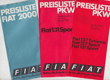 Fiat preislisten 1977 gebraucht kaufen  Lambsheim