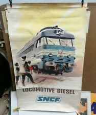 Affiche ancienne locomotive d'occasion  Marseille I