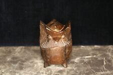 Carved wooden owl d'occasion  Expédié en Belgium