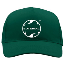 Cappello Regolabile in cotone verde Euterial classico sportivo green logo 53, usato usato  Italia