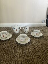 Vintage Antique Child’s Granite Ware 8 pc Tea Set Germany for sale  Shipping to South Africa