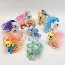 Lote de 8 figuras mixtas de juguete My Little Pony de 3"" 4"" cabello cepillable *Leer descripción  segunda mano  Embacar hacia Argentina