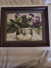 flowers pot oil canvas for sale  Indianapolis