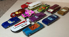 LOT OF 12 EARLY MATCHBOX LENSEY SETRA COACH SILVER SHADOW PONTIAC GP MIURA ETC, used for sale  Shipping to South Africa