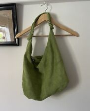 Lime green suede for sale  MARKET RASEN