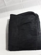 Black Cotton Zippered Futon Mattress Cover Armless Sofa Couch Full Size Washable, used for sale  Shipping to South Africa