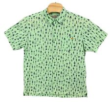 Salt Life XL Green Short Sleeve Fishing Bobbers Button Up Men's Shirt for sale  Shipping to South Africa