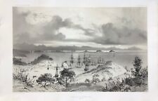“MOUILLAGE DE KORORA-REKA” (Baie des Îles) RUSSELL N.Z, DUMONT D'URVILLE, 1842. comprar usado  Enviando para Brazil