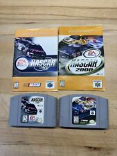 NASCAR 99 e 2000 Nintendo 64 com manuais N64 testado e funcionando lote, usado comprar usado  Enviando para Brazil