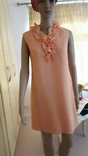 1960s dress peach for sale  HONITON