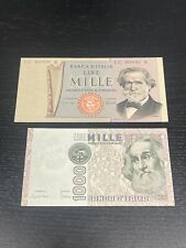 Coppia banconote 1000 usato  Garlasco