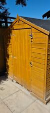 Used, 8x6 Tongue and Groove Wooden Garden Shed  for sale  WAKEFIELD