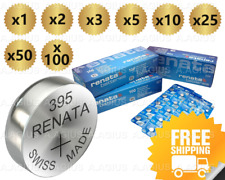 Used, Renata Watch Battery 395 (SR927SW)- Swiss - x1 x2 x3 x5 x10 x25 x50 x100 x200 for sale  Shipping to South Africa