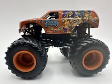 Camión monstruo naranja bufón Monster Jam Hot Wheels 1:64, usado segunda mano  Embacar hacia Argentina