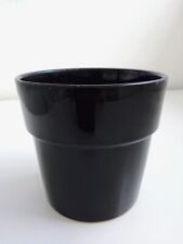Schwarzer blumentopf keramik gebraucht kaufen  Hamburg