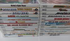 Lot Of Over 20 Nintendo Wii Games Data East Kirby Rune Factory Champion Jockey for sale  Shipping to South Africa