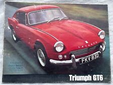 Triumph gt6 catalogue d'occasion  La Garenne-Colombes