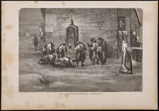 Usado, 1865 - Rusas Prosternés Devant De Panagia (Maria ) - Grabado Antigua segunda mano  Embacar hacia Argentina