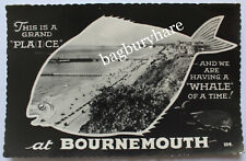 Postcard bournemouth. plaice. for sale  WARMINSTER