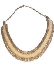 Collier beige doré d'occasion  Colombes