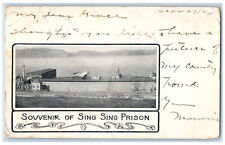 Cartão postal antigo publicado 1904 Souvenir Of Sing Sing Prison Albany Nova York NY comprar usado  Enviando para Brazil