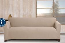 Surefit suede slipcover for sale  Brooklyn