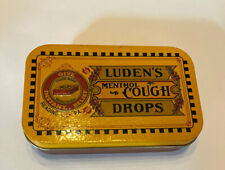 Used, Luden’s Menthol Cough Drops Metal Tin Reading, PA. England Vintage for sale  Shipping to South Africa