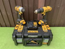 DEWALT XR 2 x1.5Ah Li-ion Charger CORDLESS COMBI DRILL & IMPACT DRIVER DCZ298S2T for sale  Shipping to South Africa