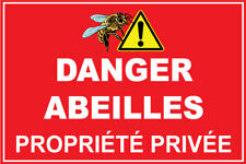 Panneau danger abeilles d'occasion  Marennes