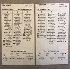 Cartões de beisebol Strat-O-Matic 1984 Chicago White Sox básicos/avançados comprar usado  Enviando para Brazil
