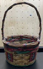 Woven basket wicker for sale  Freeport