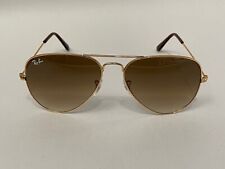 Óculos de sol Ray-Ban RB 3025 001/51 aviador usado marrom dourado degradê 58mm, usado comprar usado  Enviando para Brazil