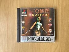 Tomb Raider Sony PlayStation 1996 videogame PAL PSOne PS1 platina completo, usado comprar usado  Enviando para Brazil