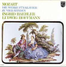 3LP Box MOZART Complete Works for Piano 4 Hand HAEBLER HOFFMANN Philips 6703088 for sale  Shipping to South Africa