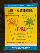 Ajax panathinaikos european for sale  HEMEL HEMPSTEAD