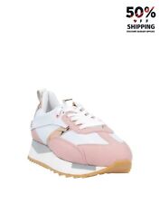 RRP€245 ALBERTO GUARDIANI Leather Sneakers US6.5 EU37 UK4 Colour Block Logo for sale  Shipping to South Africa