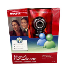 Microsoft Windows Live Messenger LifeCam VX-3000 USB 2.0 Webcam PC Pre-owned for sale  Shipping to South Africa