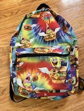 Usado, Mochila Nickelodeon Sponge Bob And Patrick Tie Dye Flying Crabby Patty comprar usado  Enviando para Brazil