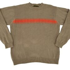 Timberland Mens Crewneck listra pullover suéter Tan laranja tamanho médio comprar usado  Enviando para Brazil