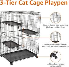 Folding cat cage for sale  LONDON
