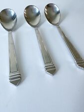 Dansk PYRAMID Stainless Flatware Teaspoons, used for sale  Shipping to South Africa