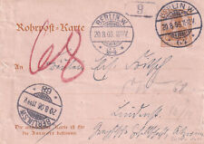Frage rohrpostkarte 1906 gebraucht kaufen  Stammbach
