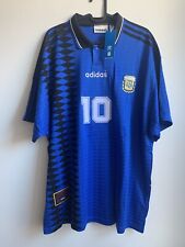 Camiseta oficial Adidas 1994 Copa do Mundo Argentina Away 10 AFA XL Maradona IS0266 comprar usado  Enviando para Brazil