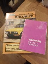 Triumph dolomite handbook for sale  OSWESTRY