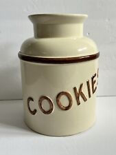 Used, Vintage Art Pottery Cookie Jug/Jar Newcomb Inc 10” Brown for sale  Shipping to South Africa