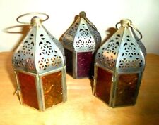 Three indian lanterns for sale  HOLSWORTHY