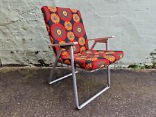 Vintage Retro Deck Chair Aluminium Frame & Removable Cushion for sale  Shipping to South Africa