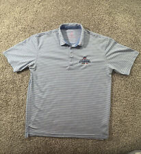 Camisa polo masculina JOHNNIE-O x CUBS tamanho L desempenho azul branca absorção de golfe comprar usado  Enviando para Brazil